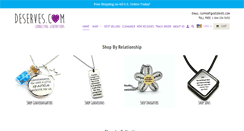 Desktop Screenshot of deserves.com